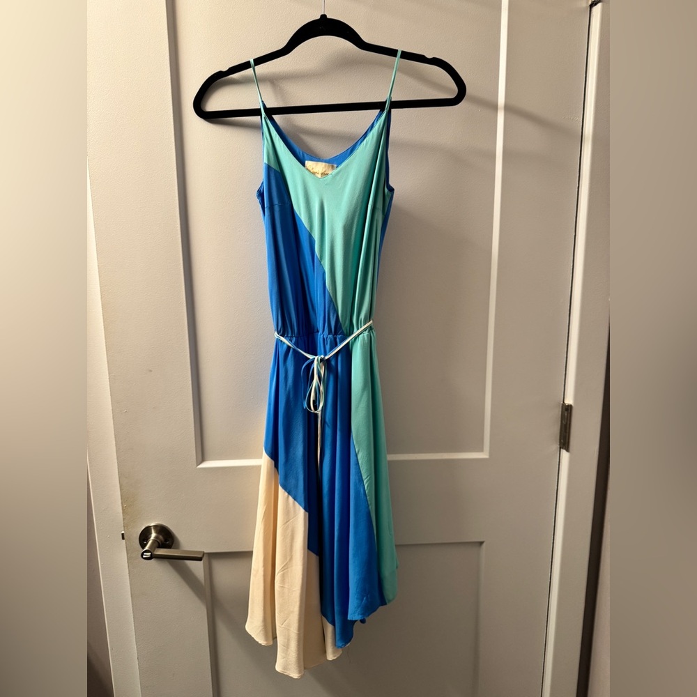 Yumi Kim Blue, Aqua, and Cream Dress